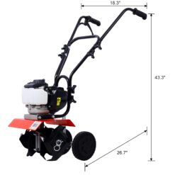 Siavonce 38-cc 4-cycle 10-in Counter-rotating Gas Cultivator
