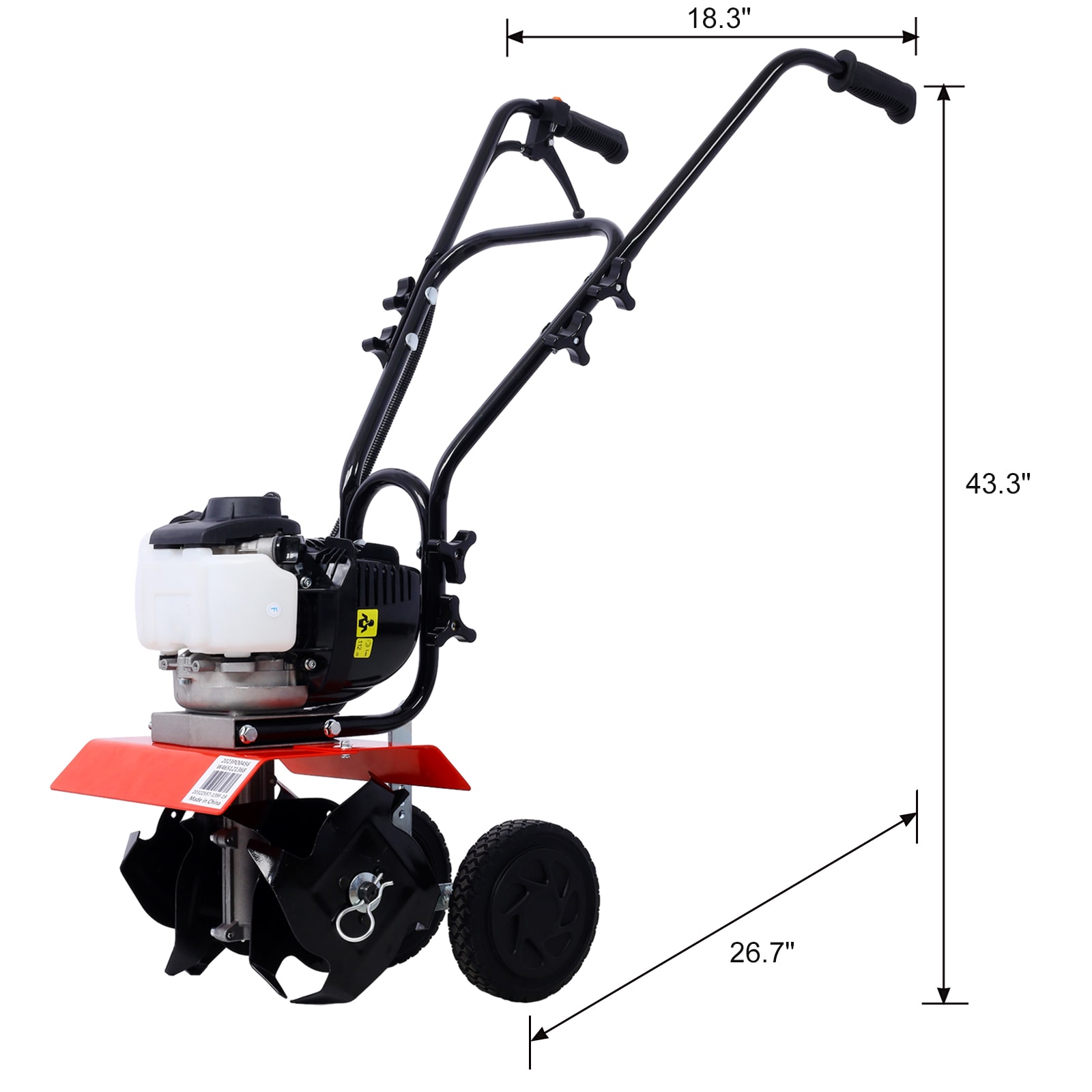 Siavonce 38-cc 4-cycle 10-in Counter-rotating Gas Cultivator