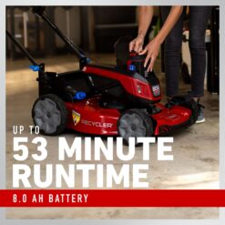 Toro Recycler 22-in 60-volt, Self-Propelled Battery Walk Mower with (1) 8ah Battery Included