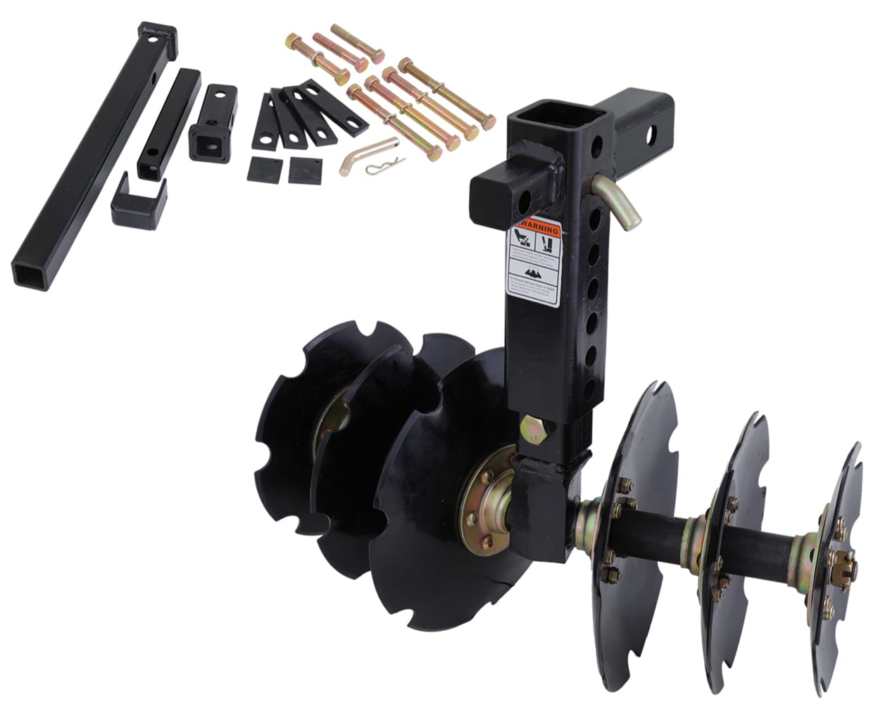GroundHog Max 21-in Square 2-in receiver Carbon steel Disc Harrows