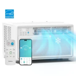 PhiloDeco Energy Star Window Air Conditioner,12000 BTU 520 sq ft. Air Conditioner Window unit with Wifi Inverter Ac, Remote Control