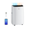 DuraComfort Portable Air Conditioner with Heat, 8150 BTU (12000 BTU ASHRAE), Smart WiFi, Cools Up to 350 Sq Ft, White
