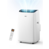 DuraComfort Portable Air Conditioners 14000 BTU, Dehumidifier, Cooling, Fan, Remote Control, 450 Sq. ft
