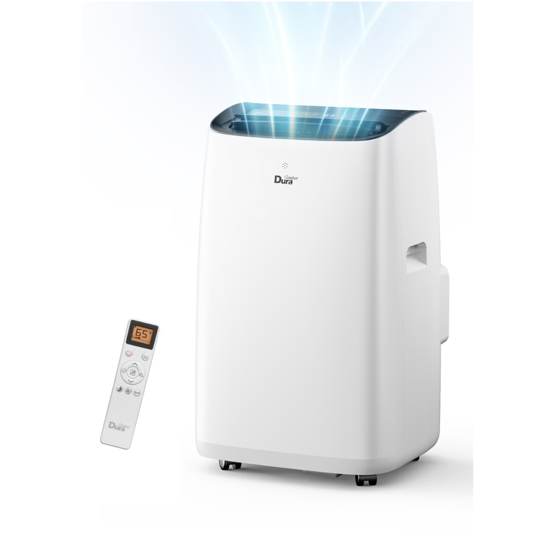 DuraComfort Portable Air Conditioners 14000 BTU, Dehumidifier, Cooling, Fan, Remote Control, 450 Sq. ft