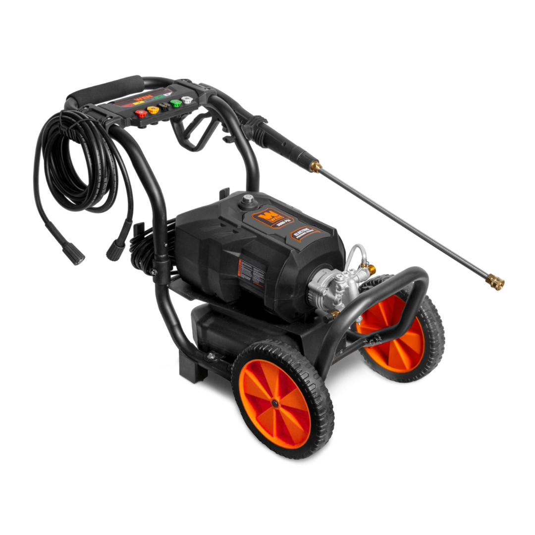 WEN 3000-PSI 2-GPM Cold Water Electric Pressure washer with 5 Spray Tips