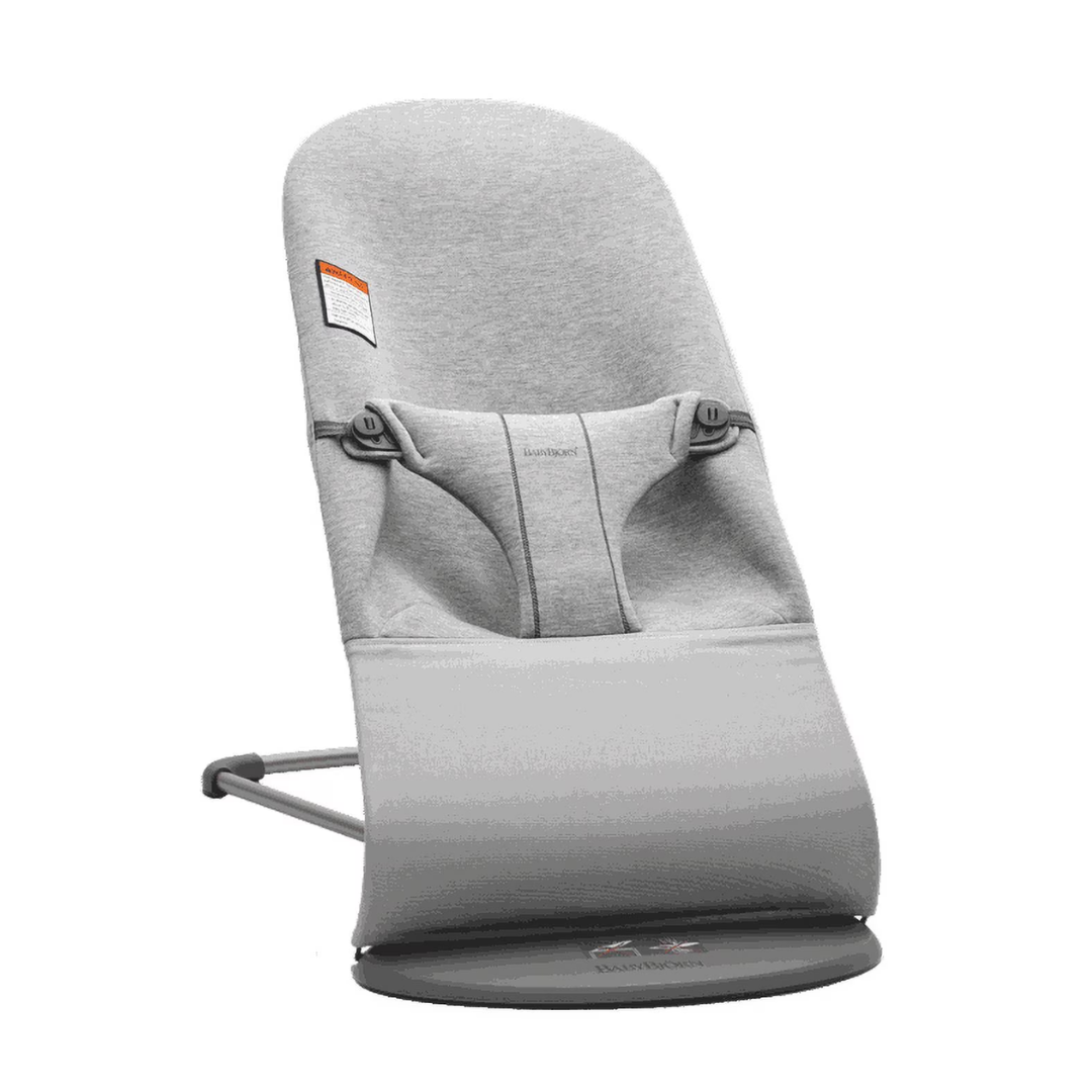BabyBjorn Bouncer Bliss, Dark gray frame, 3D jersey, Light gray
