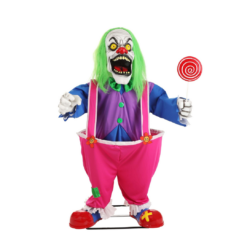 Animatronic Crazy Killer Clown Decoration