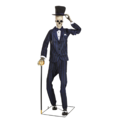 Gentleman Skeleton Animatronic Decoration
