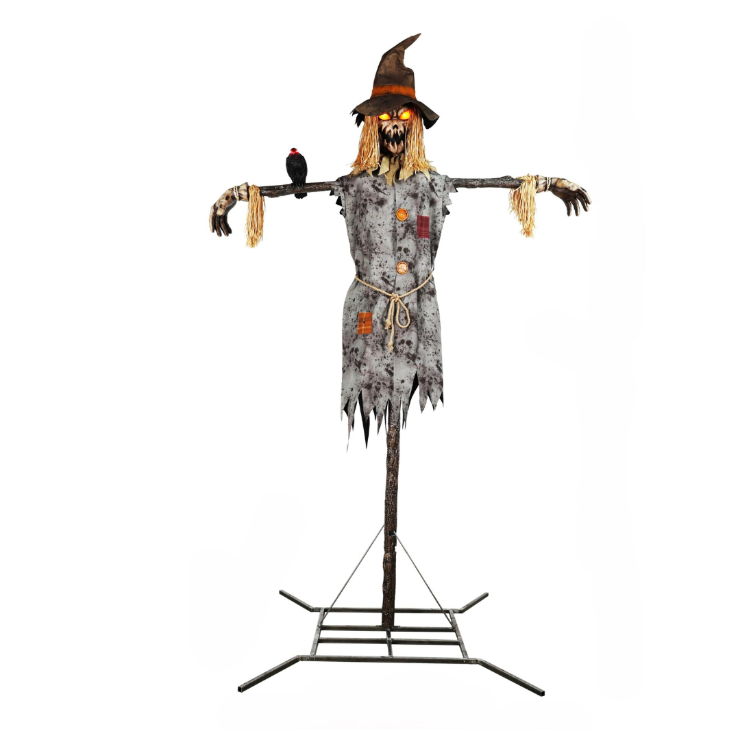 Haunted Living 10.5-ft Scarecrow Motion Activated Lighted Animatronic