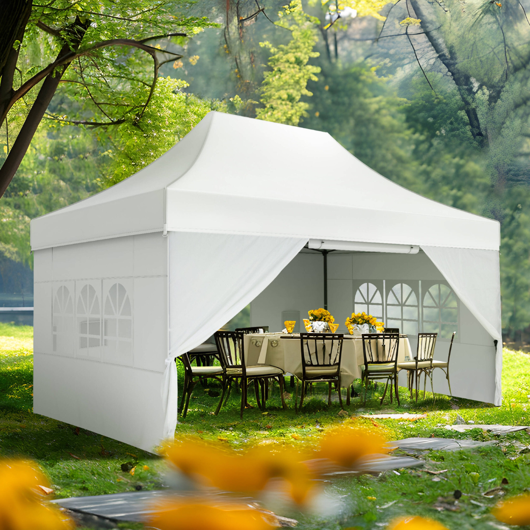 Sunshine Valley 15-ft x 10-ft Rectangle White Pop-up canopy