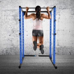 Fuel Pureformance 6-Foot Adjustable Full Cage Power Rack, Blue