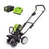 Greenworks 80-volt Lithium ion (Li-ion) Forward-rotating Cordless Electric Cultivator ( Battery and Charger Included )