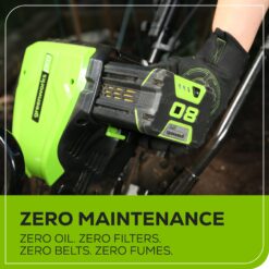 Greenworks 80-volt Lithium ion (Li-ion) Forward-rotating Cordless Electric Cultivator ( Battery and Charger Included )