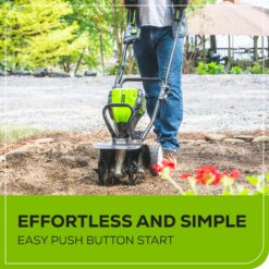 Greenworks 80-volt Lithium ion (Li-ion) Forward-rotating Cordless Electric Cultivator ( Battery and Charger Included )