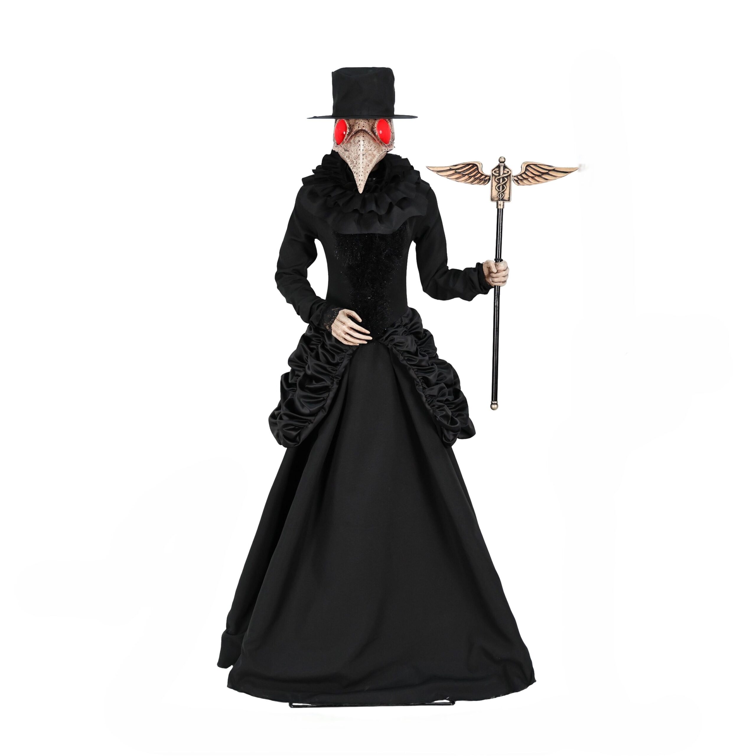 Haunted Living 5.5-ft Ms Plague Doctor Motion Activated Lighted Animatronic