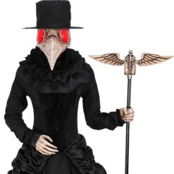 Haunted Living 5.5-ft Ms Plague Doctor Motion Activated Lighted Animatronic