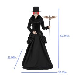 Haunted Living 5.5-ft Ms Plague Doctor Motion Activated Lighted Animatronic
