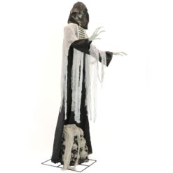 Haunted Hill Farm 7-ft Freestanding Lighted Ajal Ghost Animatronic