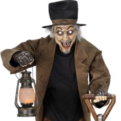 Haunted Living 6-ft Gary the Grave Digger Motion Activated Lighted Animatronic