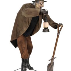 Haunted Living 6-ft Gary the Grave Digger Motion Activated Lighted Animatronic