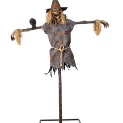 Haunted Living 7.5-ft Lighted Talking Scarecrow Motion Activated Animatronic