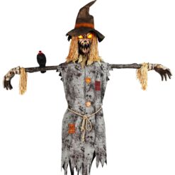 Haunted Living 7.5-ft Lighted Talking Scarecrow Motion Activated Animatronic