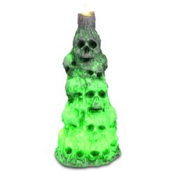 Haunted Living 3-ft Lighted Skull Stack