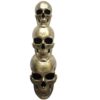 Haunted Hill Farm 3-ft Freestanding Lighted Skull Porch decoration