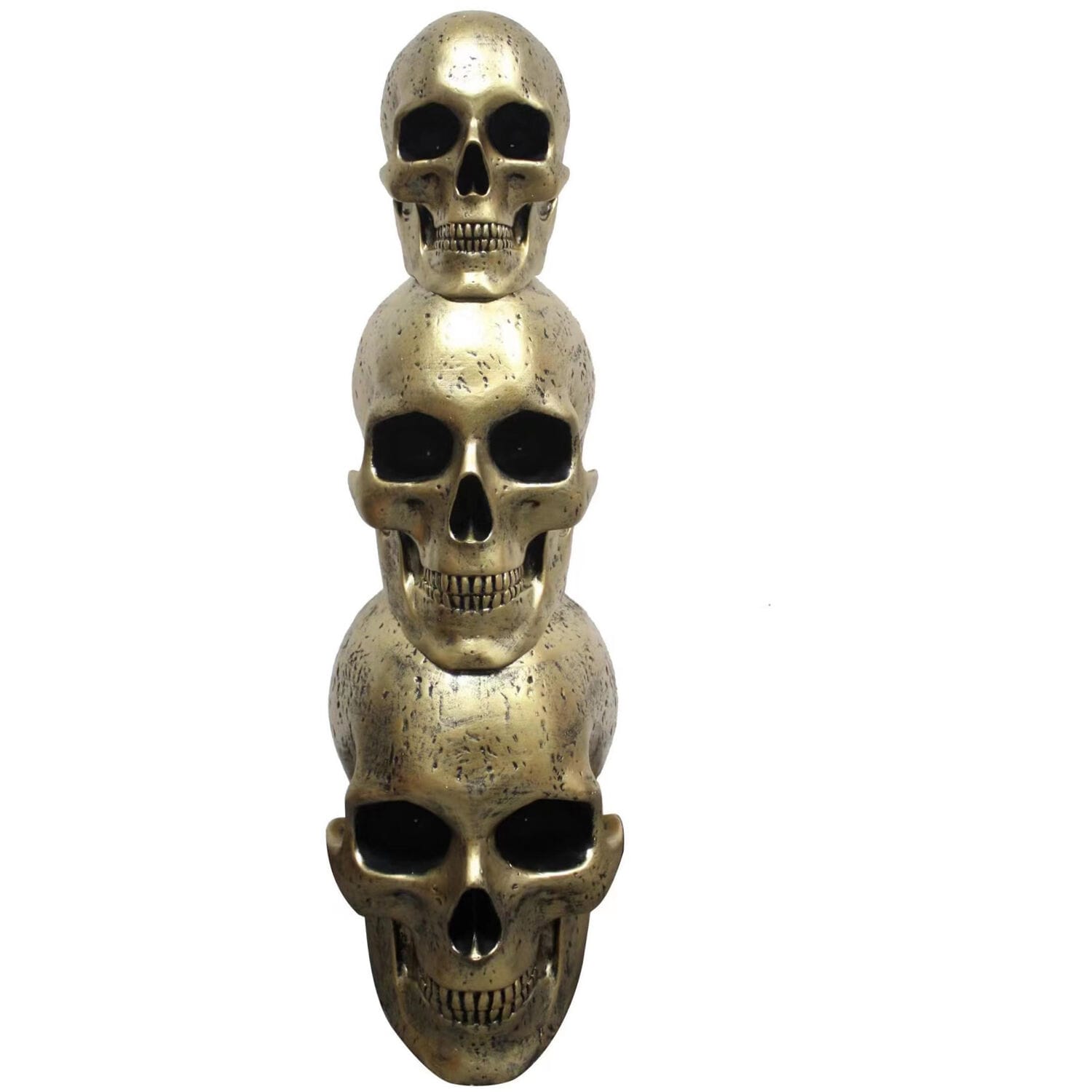 Haunted Hill Farm 3-ft Freestanding Lighted Skull Porch decoration