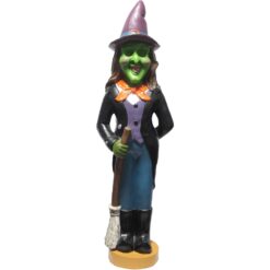 Haunted Hill Farm 4-ft Freestanding Lighted Witch Door decoration