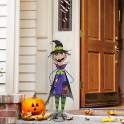 Haunted Hill Farm 3.5-ft Freestanding Witch Porch decoration