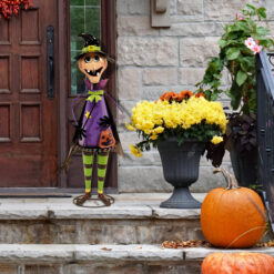 Haunted Hill Farm 3.5-ft Freestanding Witch Porch decoration