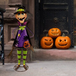 Haunted Hill Farm 3.5-ft Freestanding Witch Porch decoration