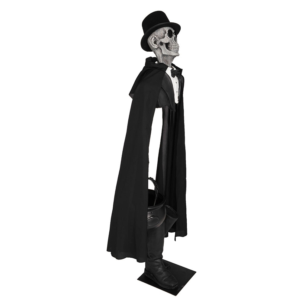 Haunted Living 5.5-ft Illusionist Skeleton Porch Decoration