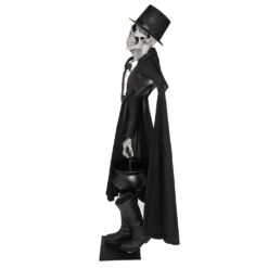 Haunted Living 5.5-ft Illusionist Skeleton Porch Decoration