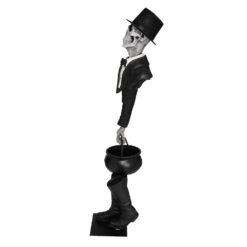 Haunted Living 5.5-ft Illusionist Skeleton Porch Decoration