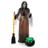 BOO BOX Halloween Animatronic Scary Witch Outdoor Decor - Sound and Motion