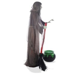 BOO BOX Halloween Animatronic Scary Witch Outdoor Decor - Sound and Motion