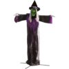Haunted Hill Farm 15.09-ft Freestanding Talking Lighted Witch Animatronic