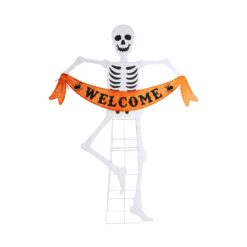 Glitzhome 86.25-in Freestanding Lighted Scarecrow Light