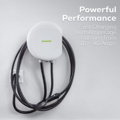 Greenworks Level 2 NEMA 14-50P Plug in EV Electric Vehicle Charging Station -up to 40-Amp / 240 -Volts with 20-ft Cable