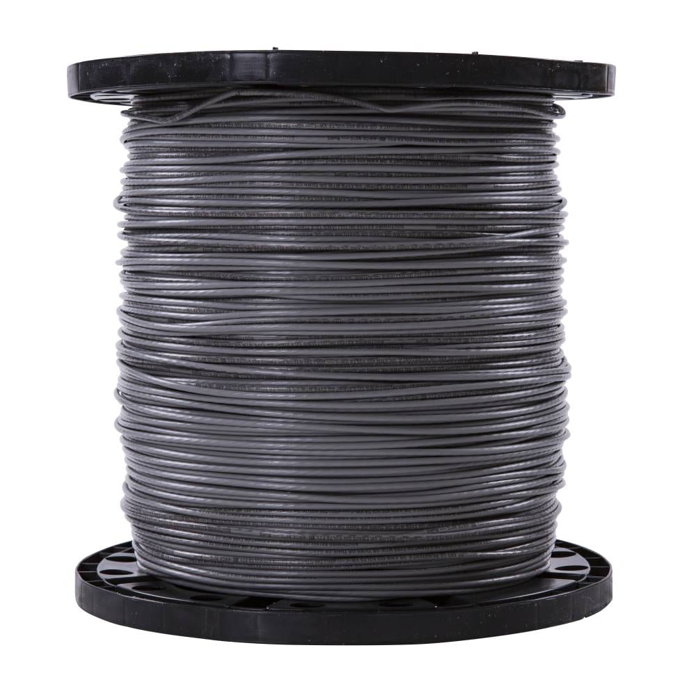 Southwire 2500-ft 12 -AWG Grey Stranded Copper THHN wire ( By-the-roll )