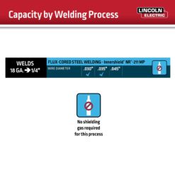 Lincoln Electric WELD-PAK 120 -Volt 120 -Amp Flux-cored Wire Feed Welder