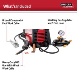 Lincoln Electric WELD-PAK 120 -Volt 120 -Amp MIG flux-cored Wire Feed Welder