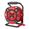 CRAFTSMAN Heavy Duty Retractable Extension Cord, 100 Ft with 4 Outlets- 14AWG SJTW Cable- Outdoor Power Cord Reel