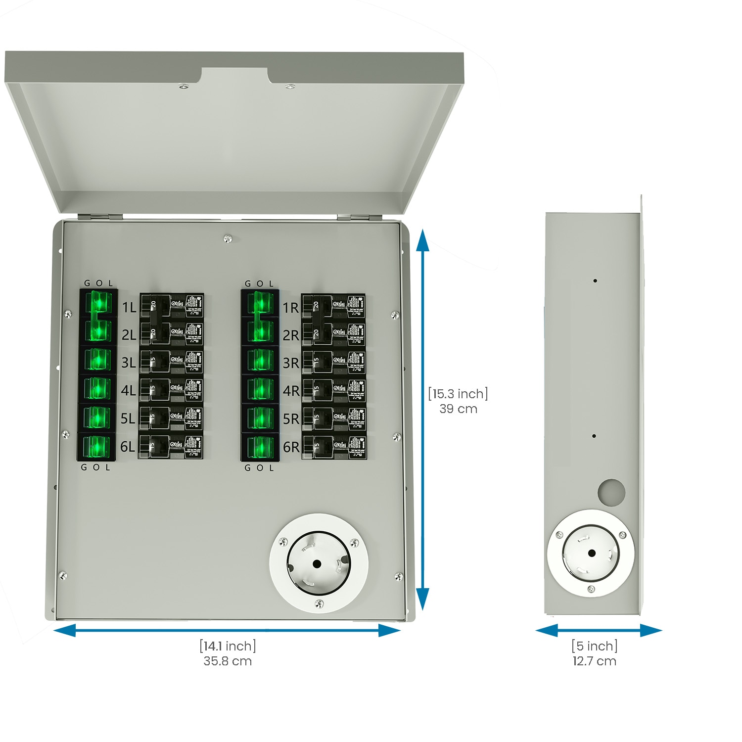 NATURE'S GENERATOR 50 -Amp Nature's Generator Manual Transfer Switch