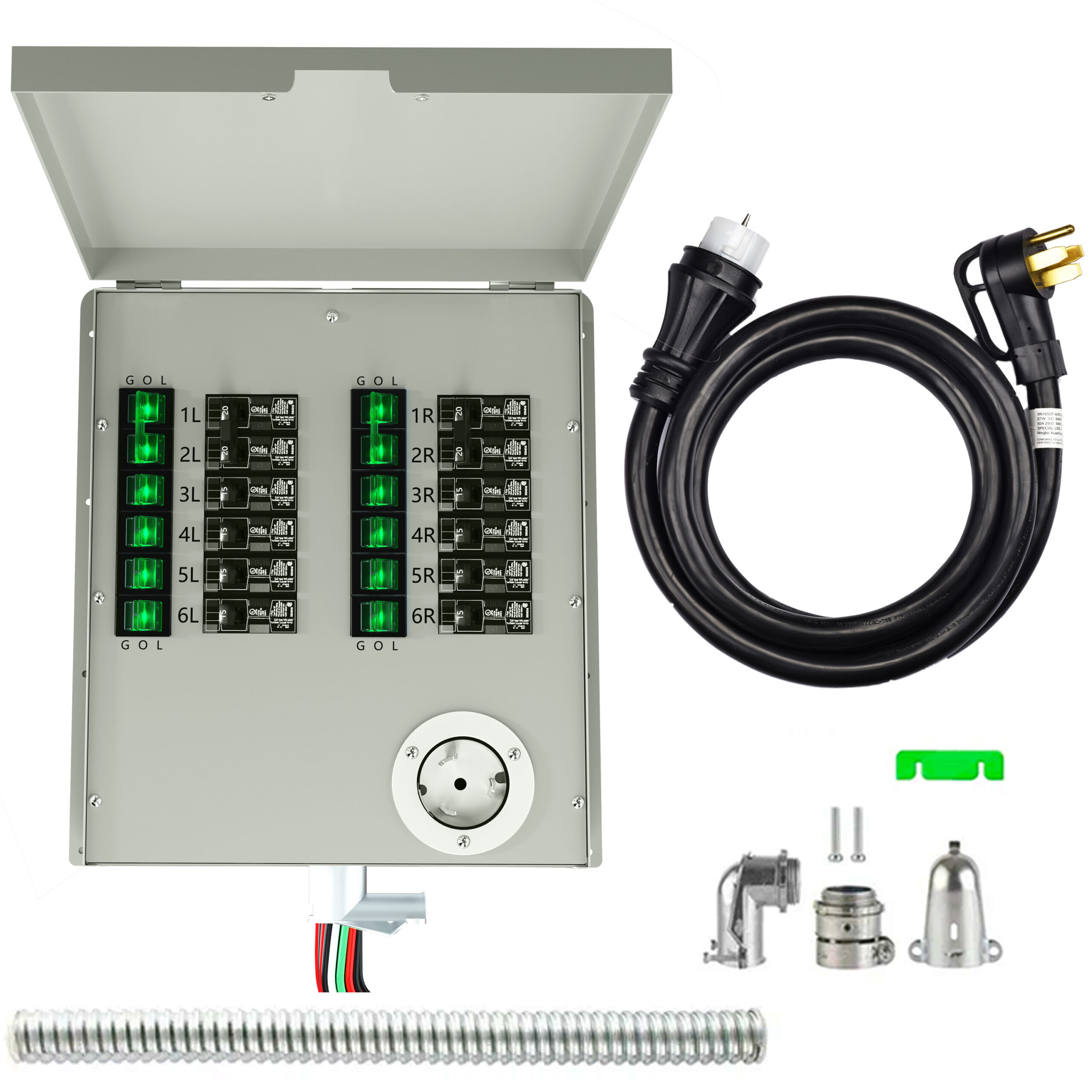NATURE'S GENERATOR 50 -Amp Nature's Generator Manual Transfer Switch