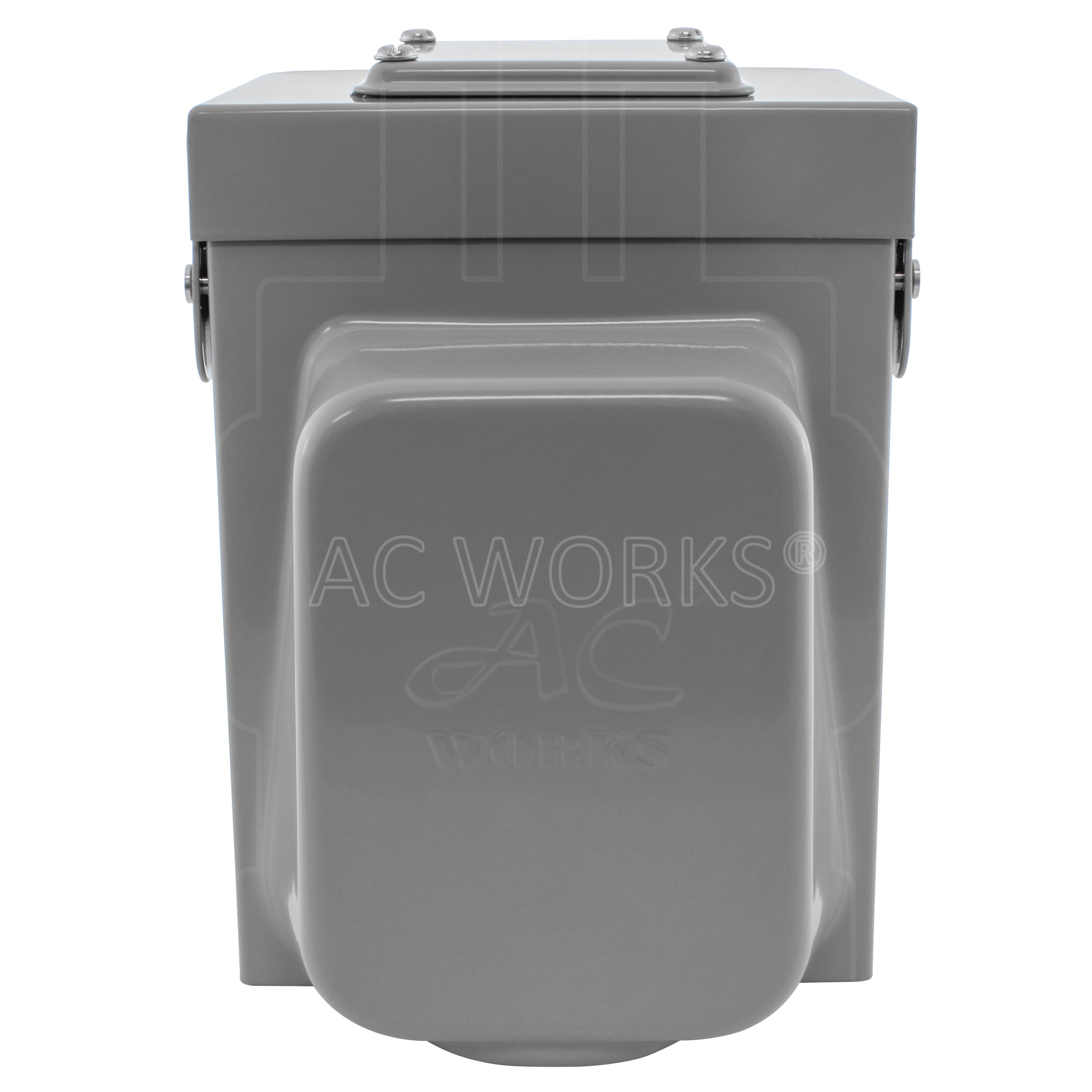 AC WORKS 50-Amp 1-Space Generator Power Inlet Box