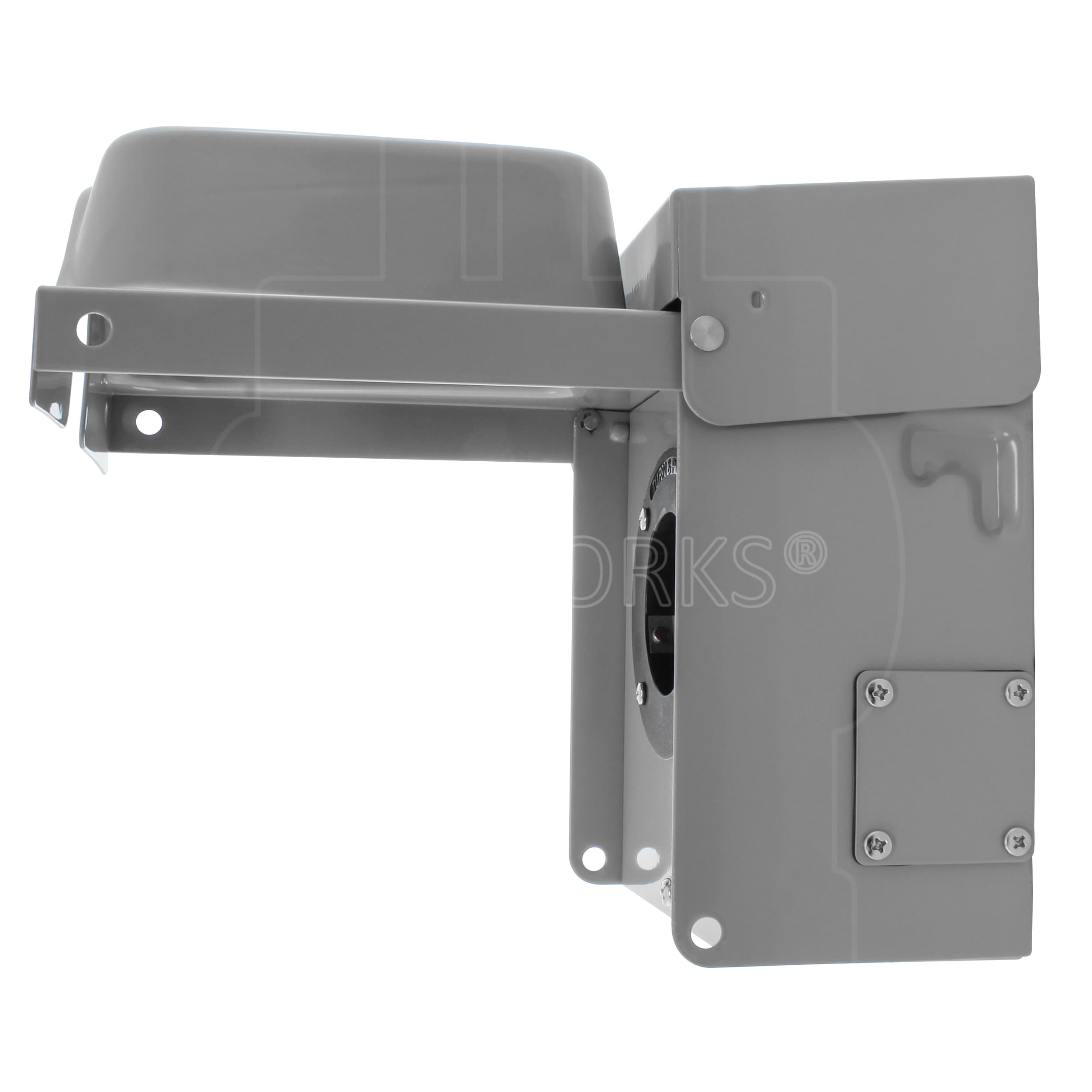 AC WORKS 50-Amp 1-Space Generator Power Inlet Box