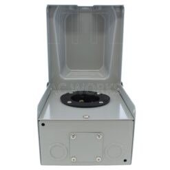 AC WORKS 50-Amp 1-Space Generator Power Inlet Box
